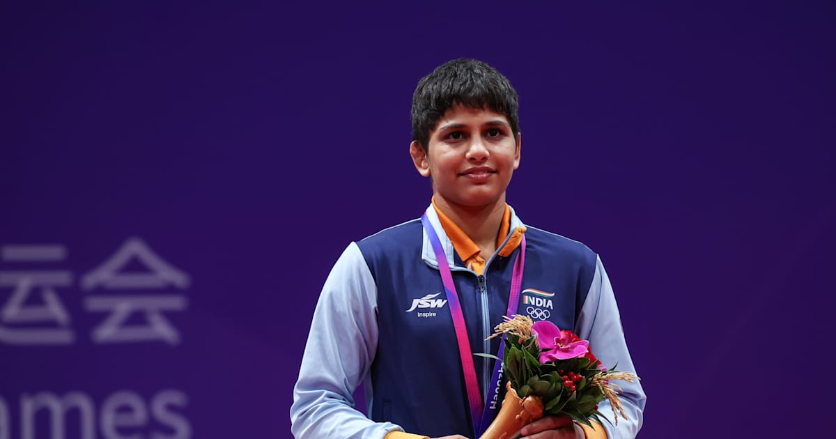 Asian Games 2023 Wrestling Indias Antim Panghal Wins Bronze Medal