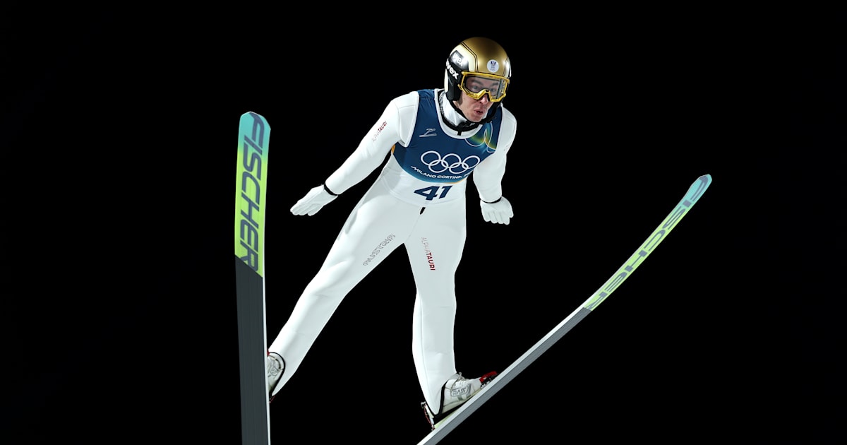 Milano Cortina 2026 스키점프 관련 올림픽 공식 이미지