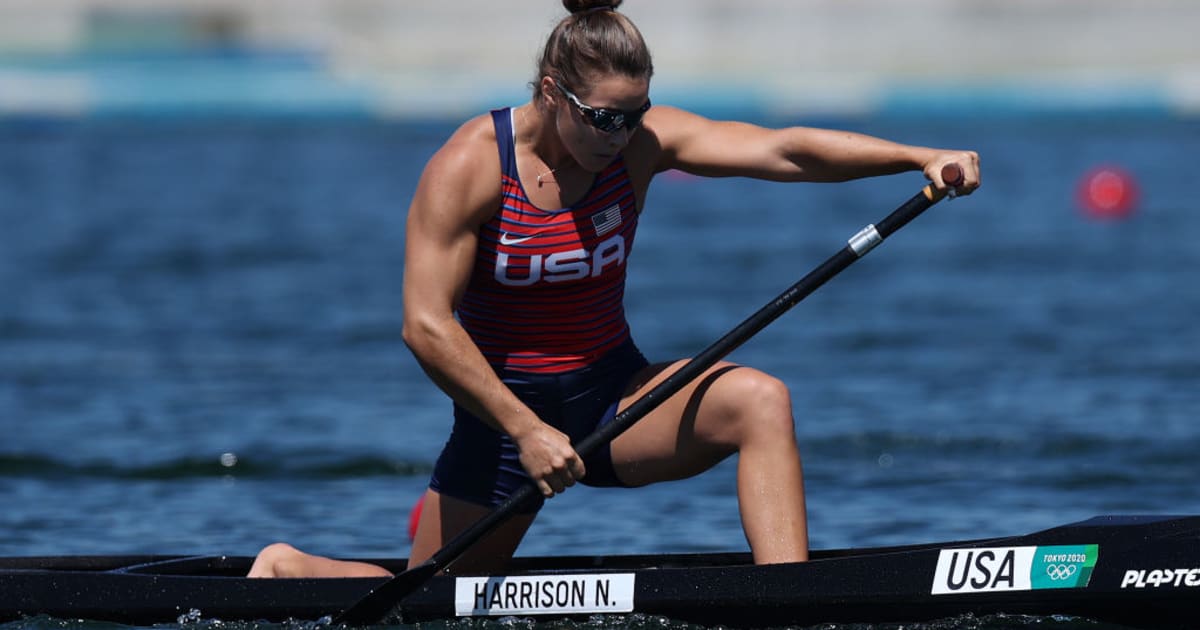 Team USA's Nevin Harrison wins women’s canoe single 200m gold