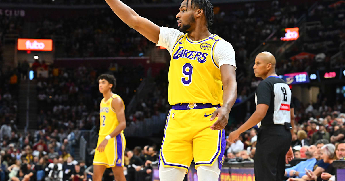 Basketball: Bronny James scores first NBA points in Los Angeles Lakers defeat