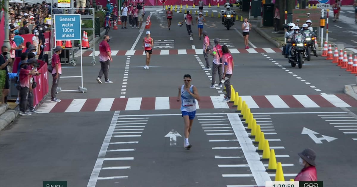 Medal Moment | Tokyo 2020: Athletics Men's 20km Race Walk - M Stano (ITA)