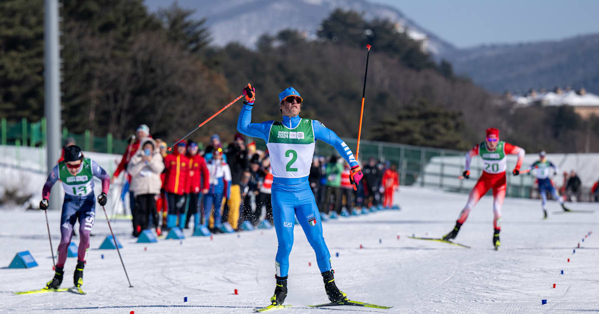 Gangwon 2024: Italy's Federico Pozzi and Elsa Taenglander of Sweden claim  gold in cross-country skiing sprint competitions