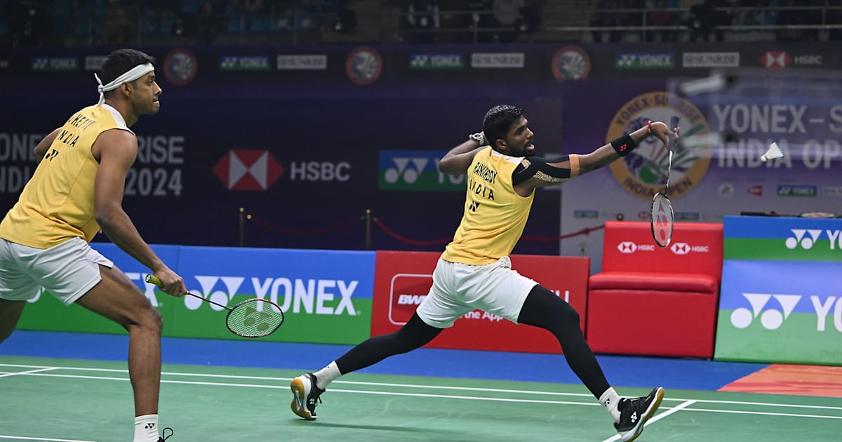 India Open badminton 2024 Chirag Shetty and Satwiksairaj Rankireddy in