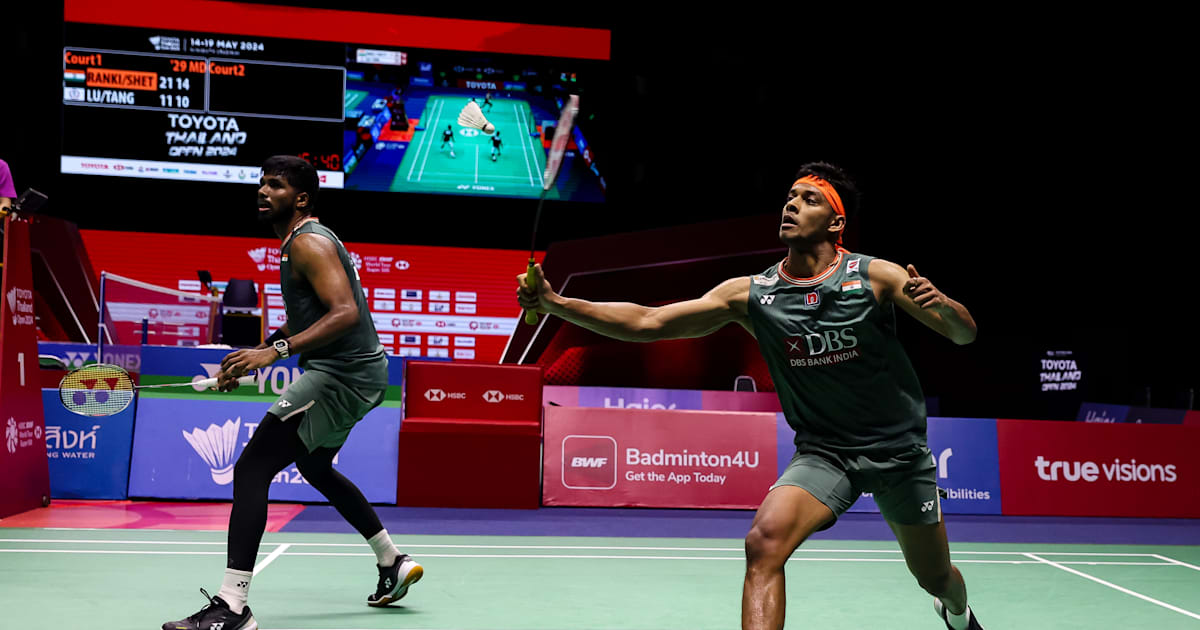 Indian Men's Doubles Pair Chirag Shetty And Satwiksairaj Rankireddy ...