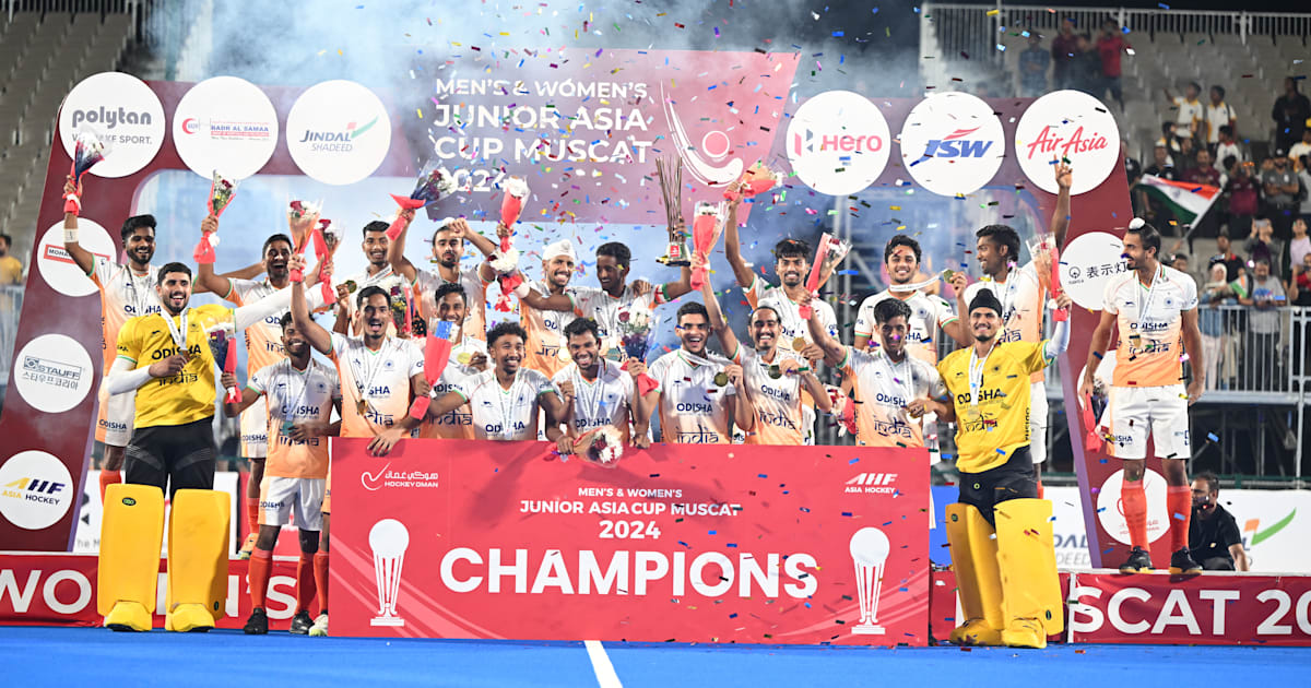 Men's Hockey Junior Asia Cup 2024 India beat Pakistan 53 in final to