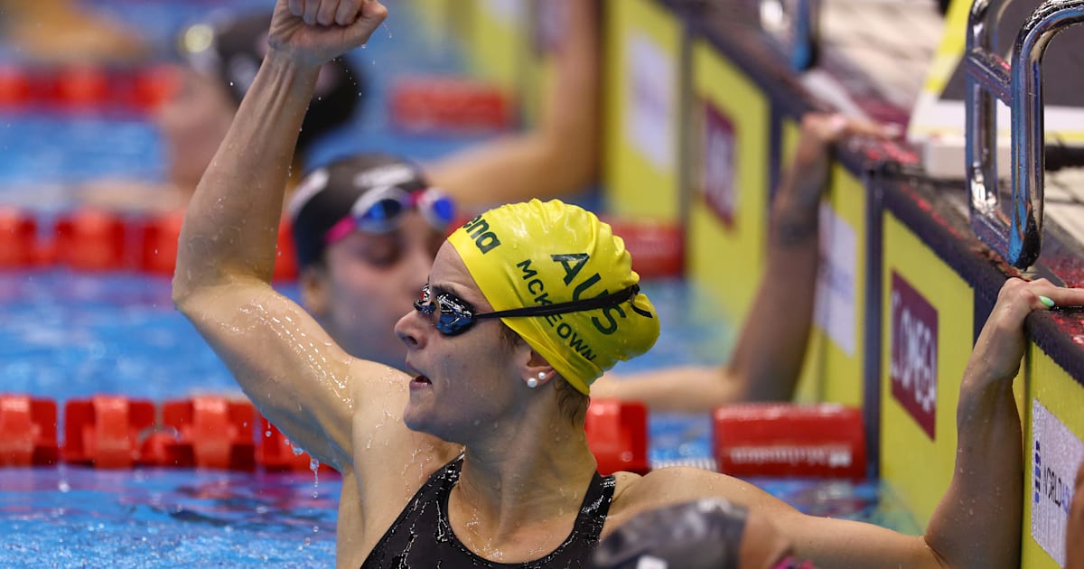 World Aquatics Championships 2023: Kaylee McKeown takes women's 100m ...