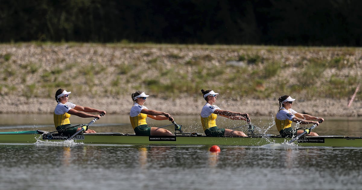 Tokyo 2020 rowing day 5 First women's four Olympic champions to be