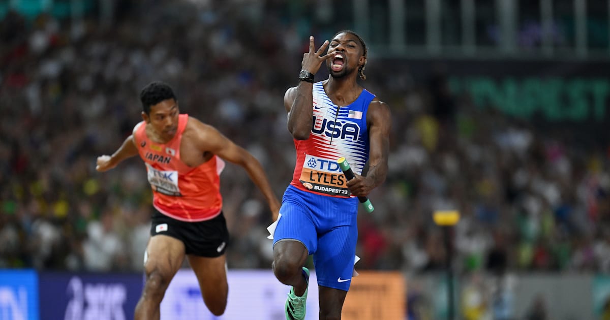 World Athletics Championships 2025 Noah Lyles completes hattrick of