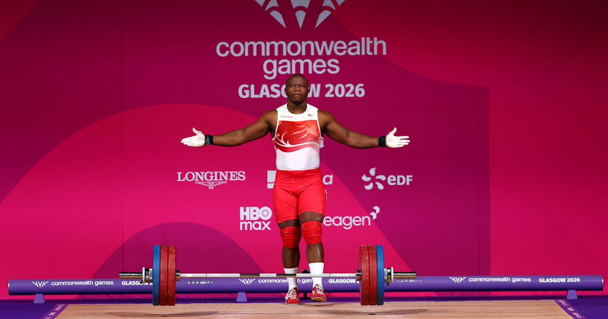 Former IOC Refugee Athlete Scholarship holder Cyrille Tchatchet II wins weightlifting silver at Commonwealth Games 2026