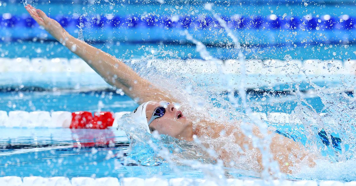 Men s 200m Backstroke Final Swimming Olympic Games Paris 2024