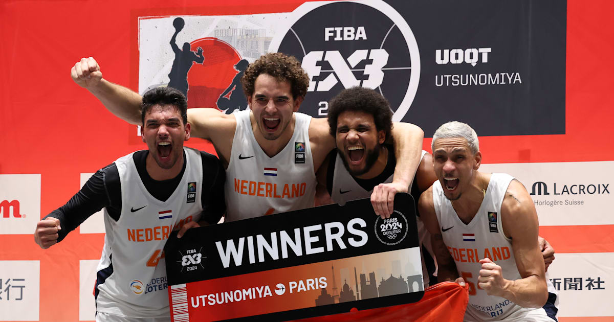 The Dutch men and Australian women are two of the last remaining quotas* for Paris 2024 clinching victories in their respective finals at the FIBA 3×3 Universality Olympic Qualifying Tournament 2 in Utsunomiya, Japan.