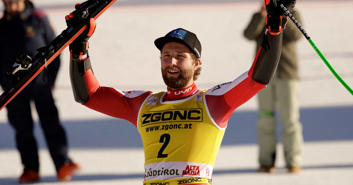 Marco Schwarz Wins Men’s Slalom at Madonna di Campiglio in Alpine Skiing FIS World Cup 23/24