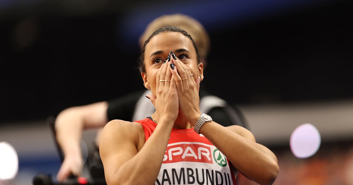 2025 European Athletics Indoor Championships: Ditaji Kambundji secures women’s 60m hurdles gold in European record time