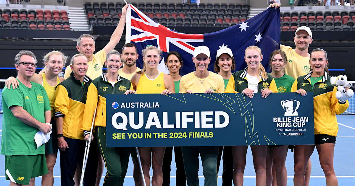 Billie Jean King Cup 2024 Qualifiers Australia beat Mexico to qualify for Finals