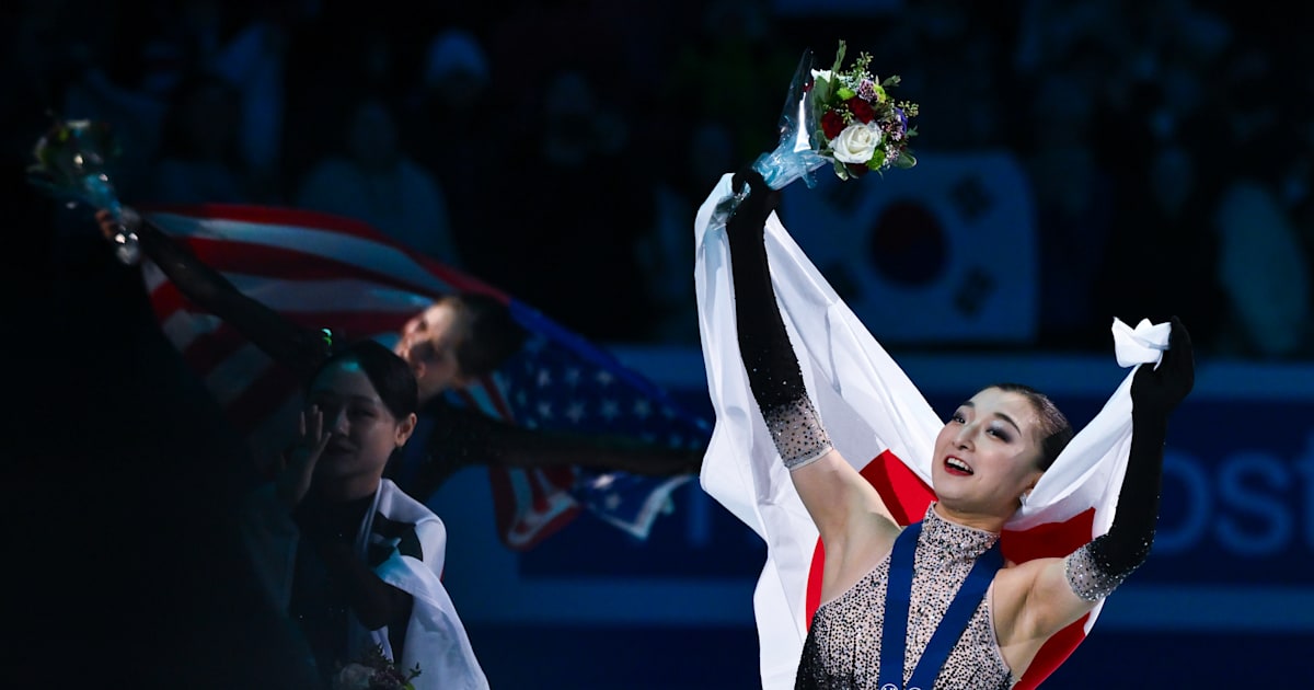 Figure skating Sakamoto Kaori on her world title, Japanese heroes and the 2026 Olympics Video