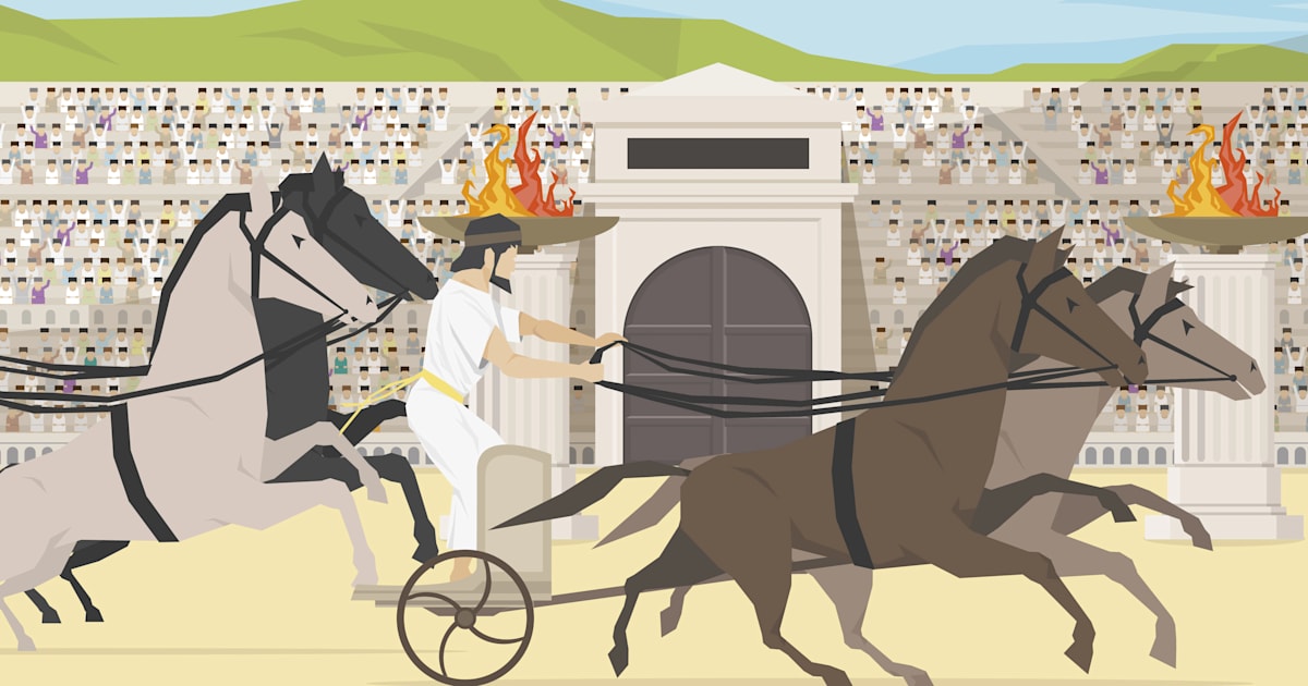 ancient greek olympics chariot racing