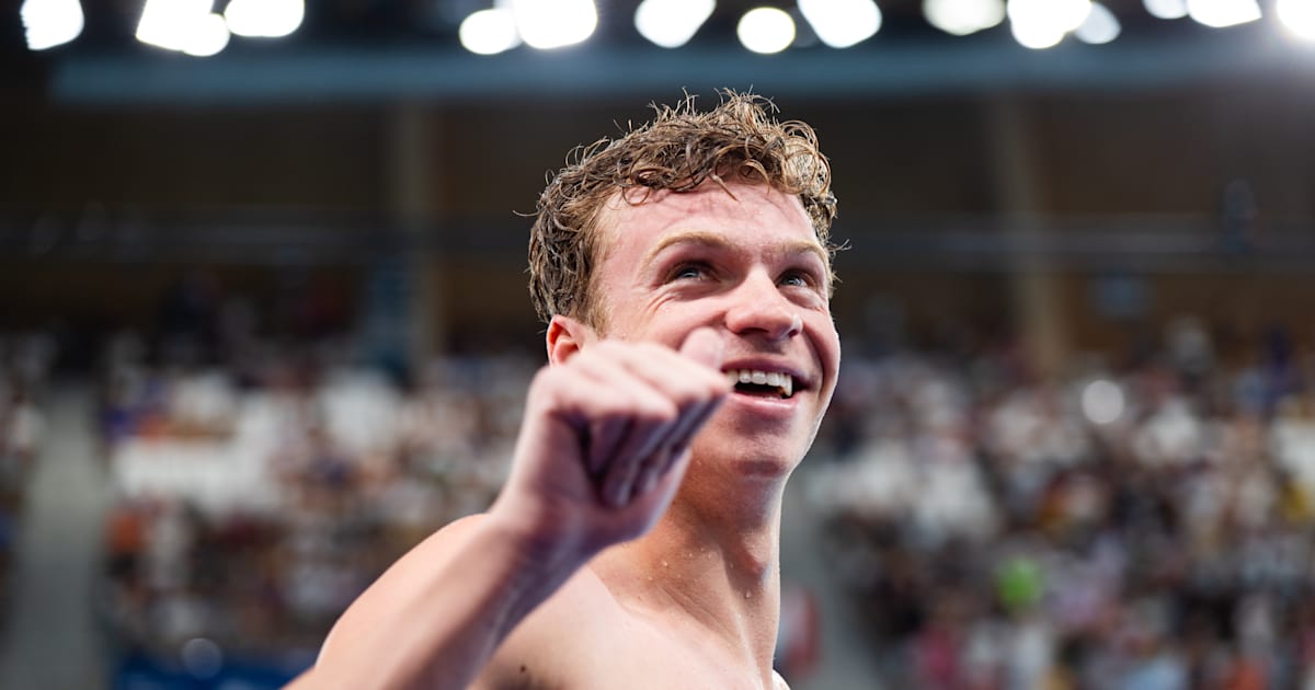 Léon Marchand Shines at European Championships: Silver in 4x200m Relay Sparks Gold Hopes for 200m Fly and 400m Free