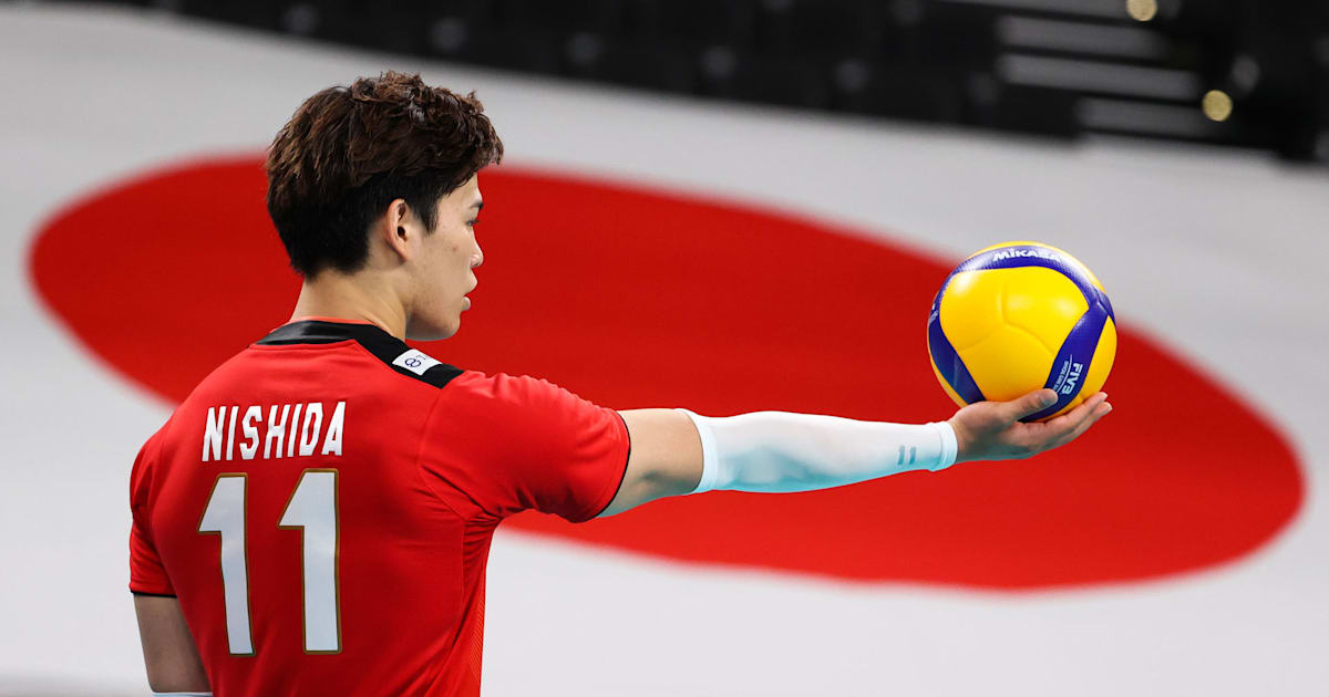 バレーボール男子日本代表 ぶら下げ応援ボード2024 西田 有志