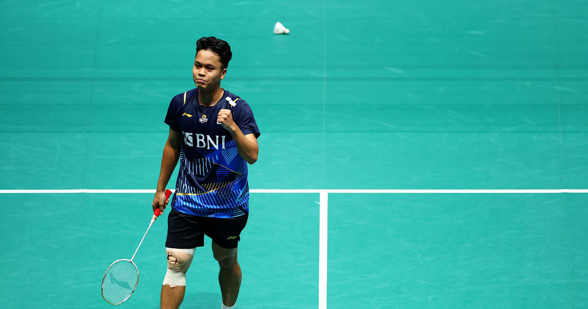 BWF Indonesia Masters 2024 Anthony Ginting made to work in tight win