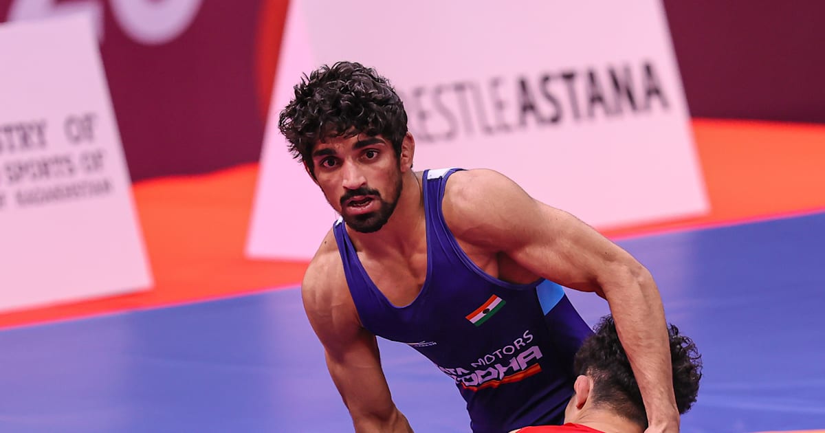 Asian Wrestling Championships 2025 Aman Sehrawat wins gold medal