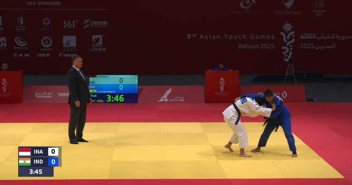 Monika Khuyenthem Earns Silver Medal In Judo Asian Youth Games 2025 