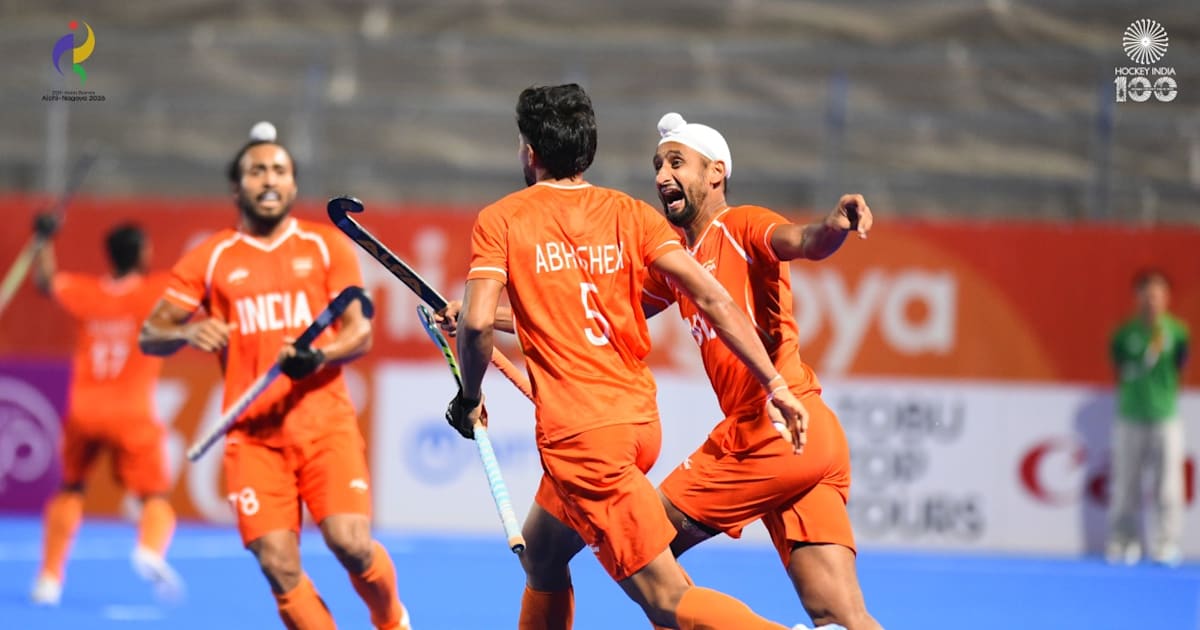 Asian Games 2026 hockey: India ease out Malaysia in final to win gold and Olympic quota
