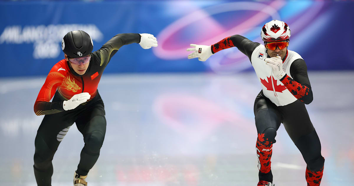Finale B 500 m maschile - Pattinaggio di velocità short track | Milano ...