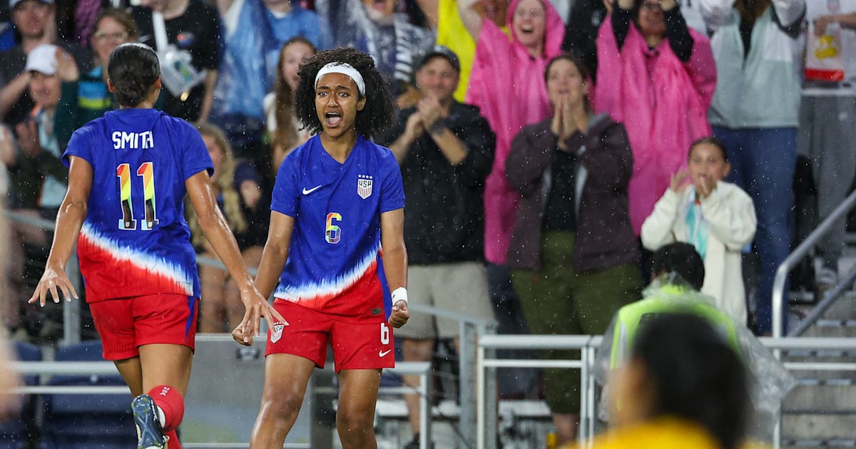 米国が韓国を3-0で破り、オリンピック前のホーム2試合を終える