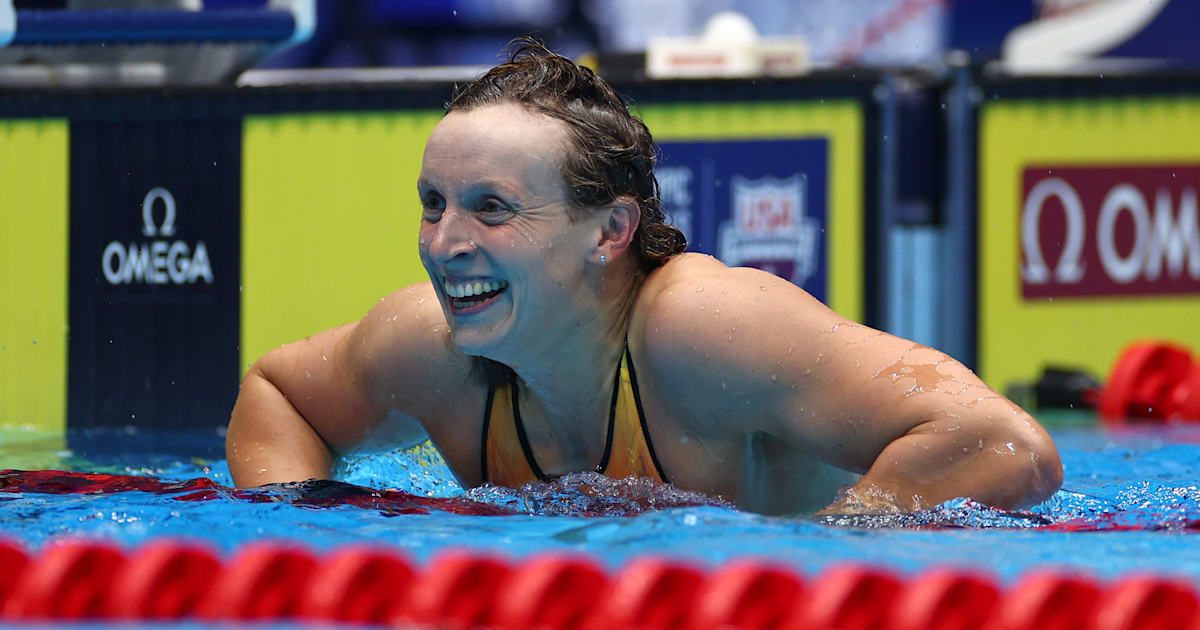 Katie Ledecky wins the 1500m while Caeleb Dressel and Simone Manuel make their Team USA returns