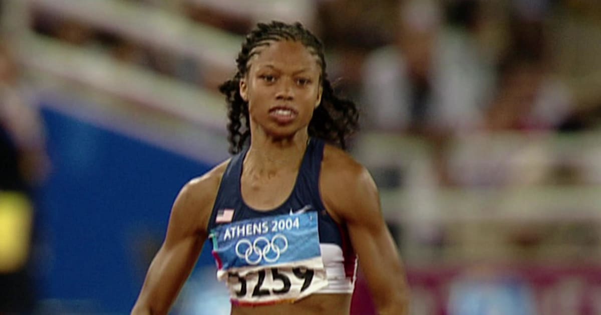 Allyson Felix at age 17