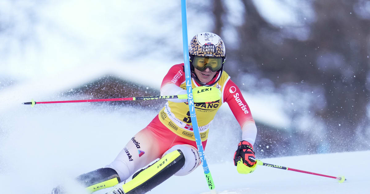 Alpine skiing: Wendy Holdener takes Sestriere slalom ahead of Mikaela ...
