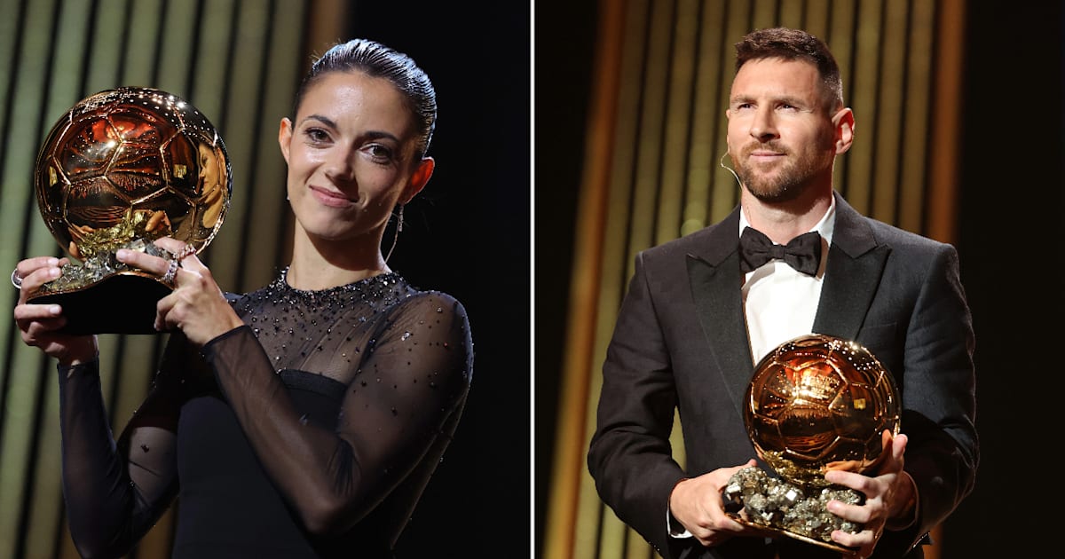 Ballon Dor 2023 Lionel Messi Et Aitana Bonmatí Remportent Le Trophée