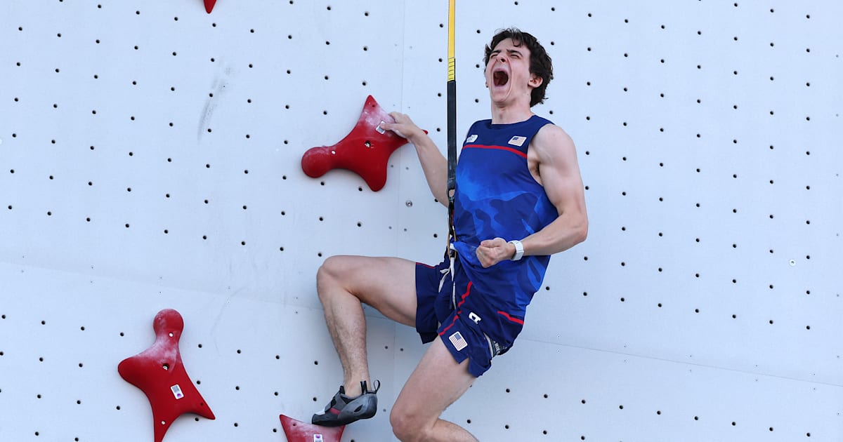 Sam Watson breaks own world record in Speed climbing to reach quarter-finals at Paris 2024 Olympics