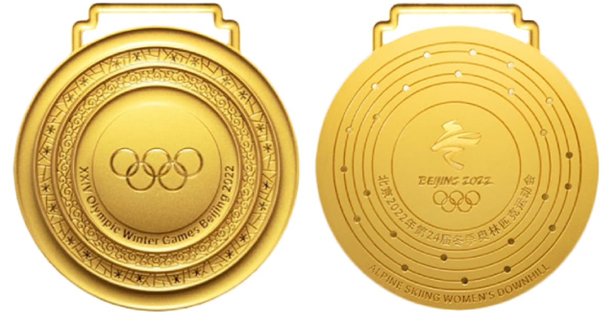 Beijing 2022: Divulgados os desenhos das medalhas para Jogos