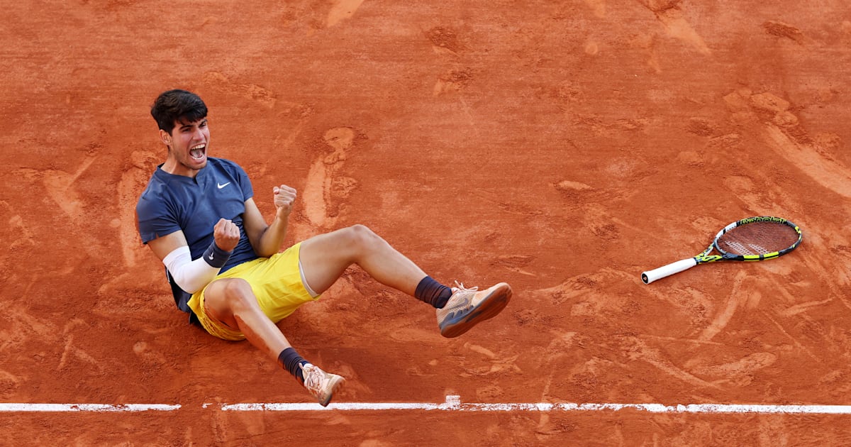 Tennis: Carlos Alcaraz wins French Open for third career major title, beating Alexander Zverev in final