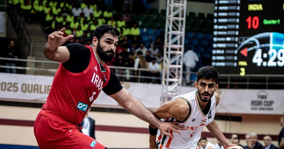 FIBA Asia Cup 2025 Qualifiers: Indian basketball team loses to Iran