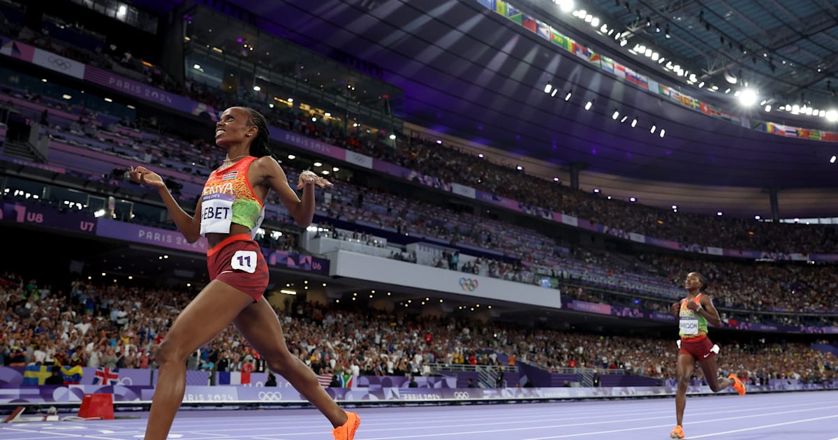 La Kényane Beatrice Chebet remporte son premier titre féminin du 5 000 m