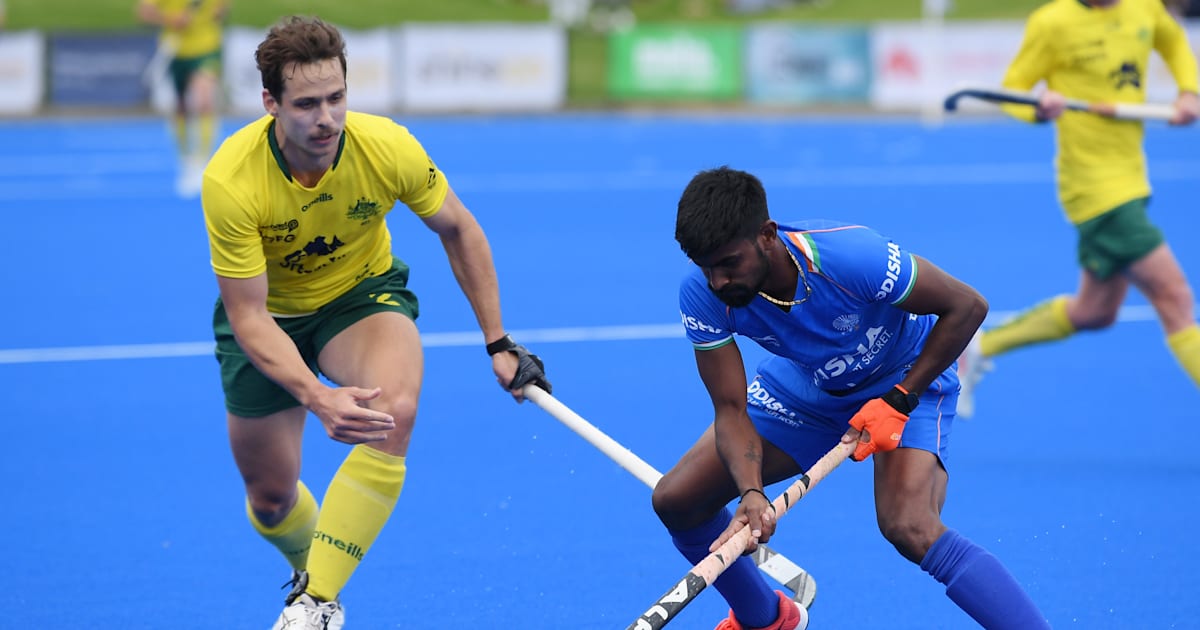 India vs Australia hockey second Test match result and scores