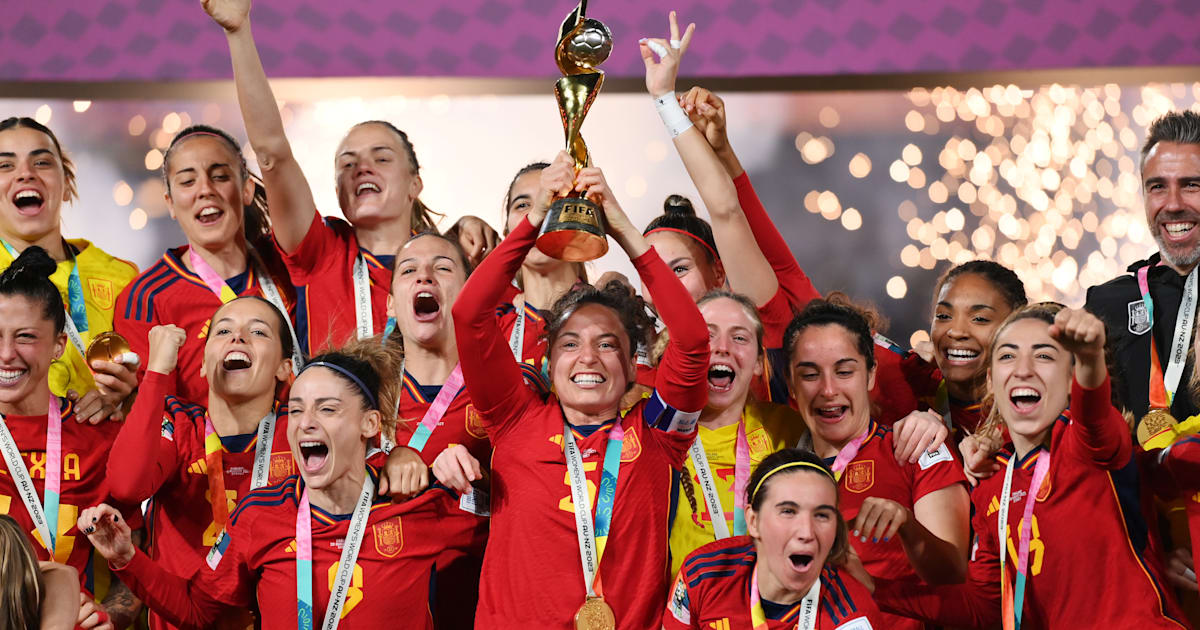 España, campeona del mundo de fútbol femenino por primera vez en su