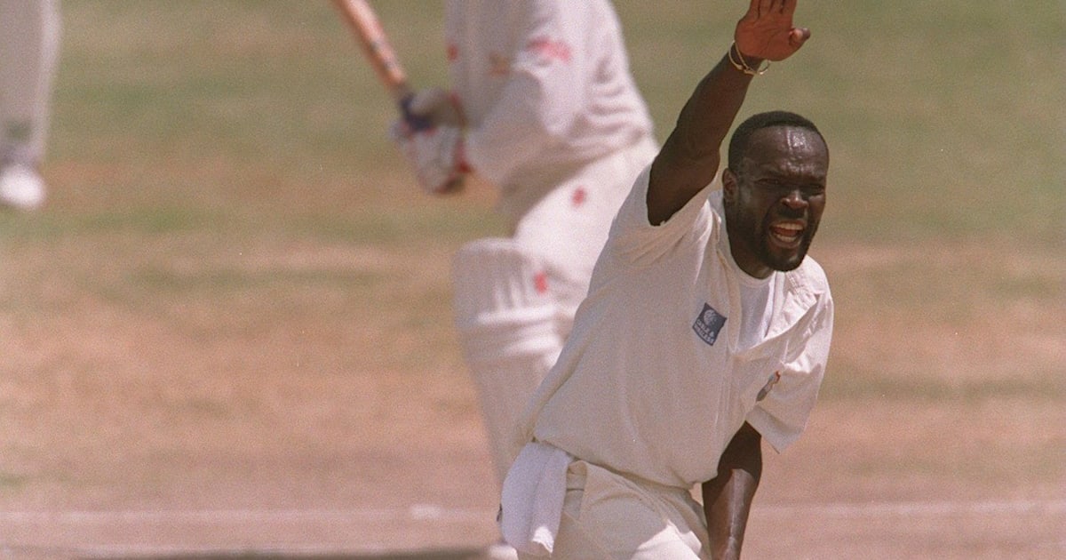 Former West Indies cricketer basks in son Rai Benjamin’s Olympic glory