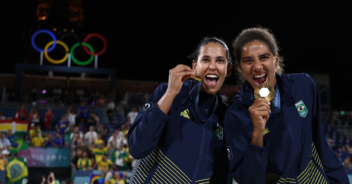 Ana Patrícia e Duda reconquistam o ouro Olímpico do vôlei de praia feminino para o Brasil após 28 anos
  #ÚltimasNotícias #lisboa