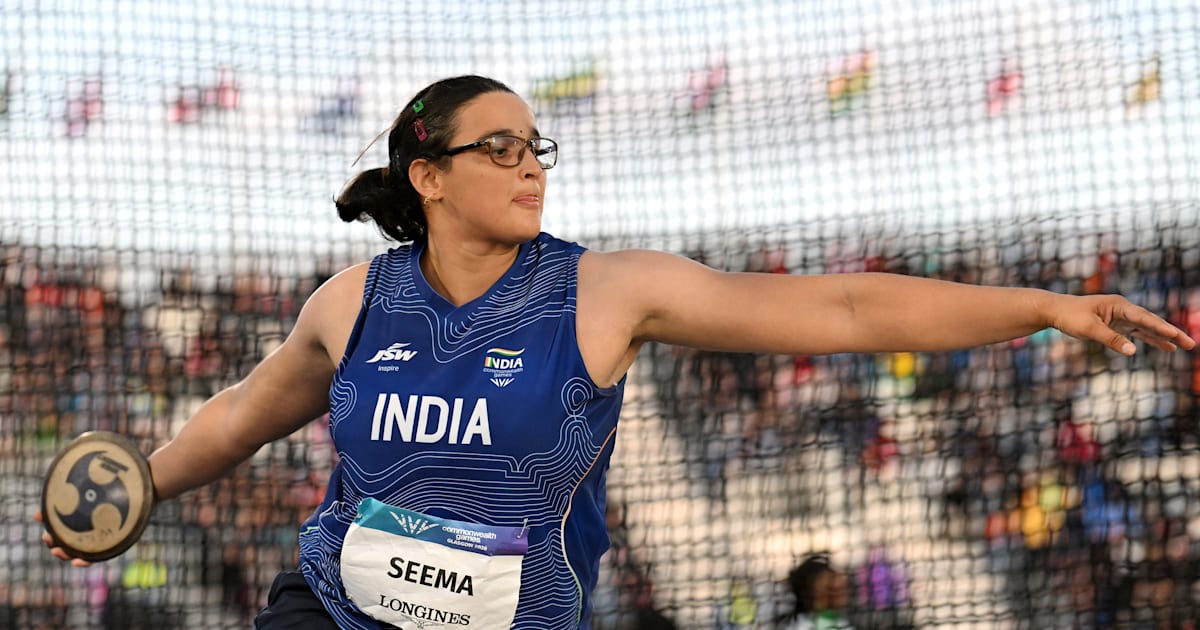 Commonwealth Games 2026: Seema Kaliramna, PhD aspirant and mother, wins discus throw bronze medal