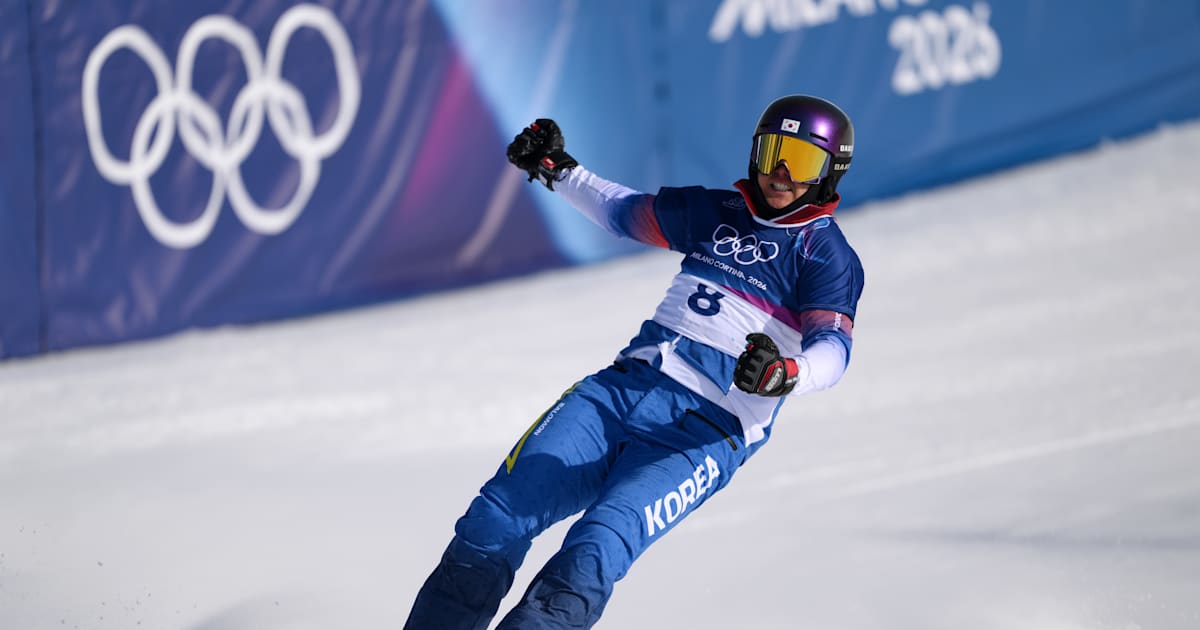 올림픽닷컴 기사 공유 이미지: 김상겸 은메달 및 벤야민 카를 1위 언급