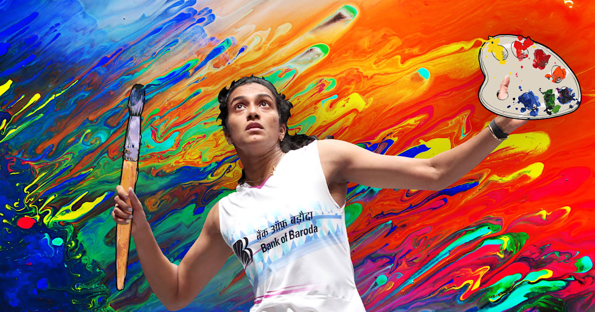 India's badminton star PV Sindhu exclusive on using painting and