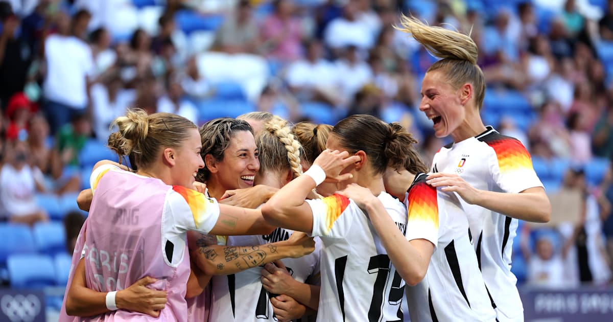 Paris 2024 women's football: Ann-Katrin Berger the hero as Germany beat Spain to bronze