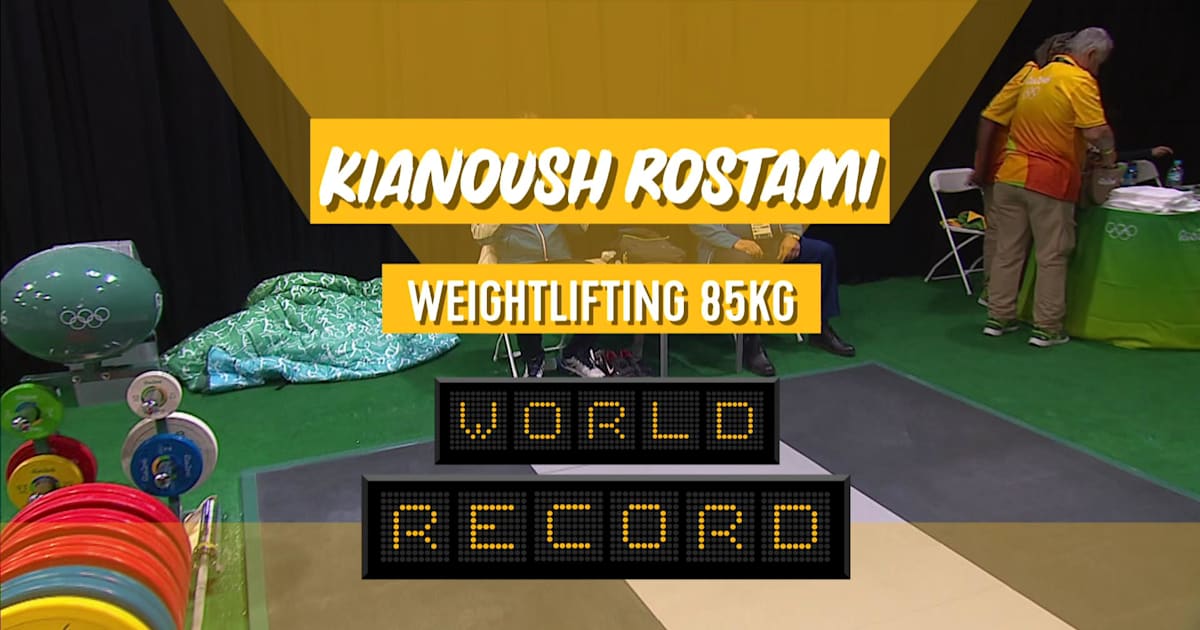 Rostami consigue el oro y el récord mundial