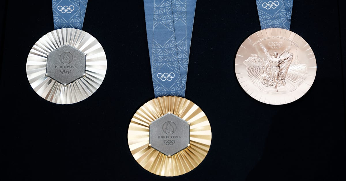 From the olive branch to the Eiffel Tower, the evolution of Olympic medals