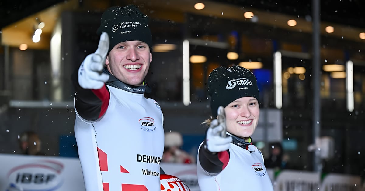 デンマークの兄弟ラスムスとナンナ・ヨハンセンはスケルトンでオリンピックの夢を推進しています