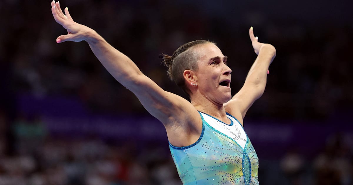 Gymnastics - 48-year-old Oksana Chusovitina Wins Uzbek National Title ...