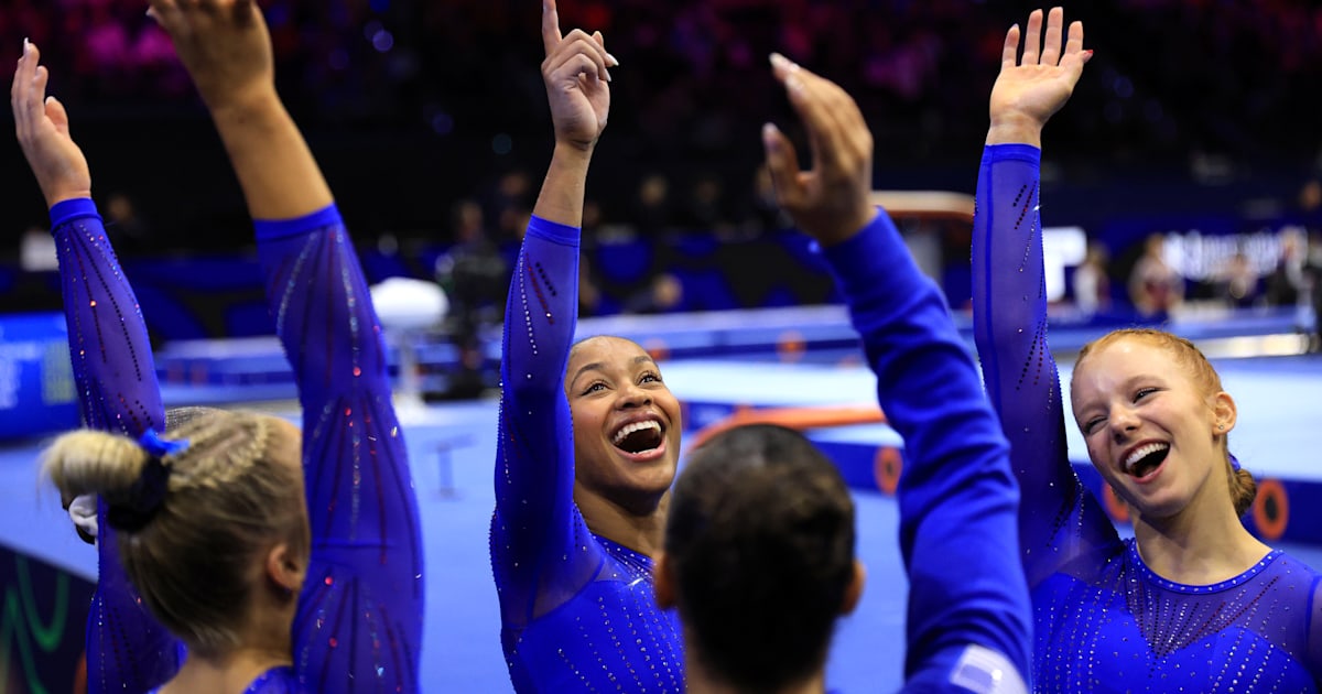 2026 Gymnastics Worlds: Team USA leads qualifying in Rotterdam, chasing an eighth straight world team title
